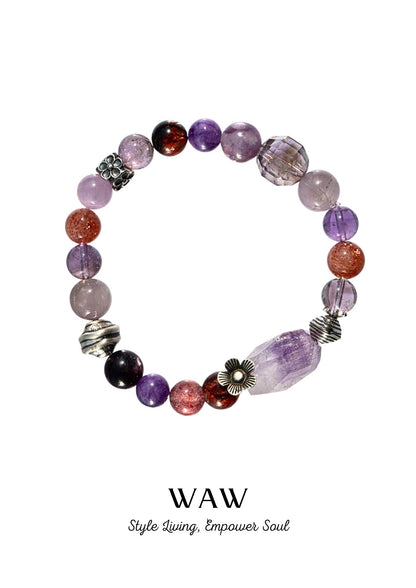 Purple Super Seven Harmony Bracelet